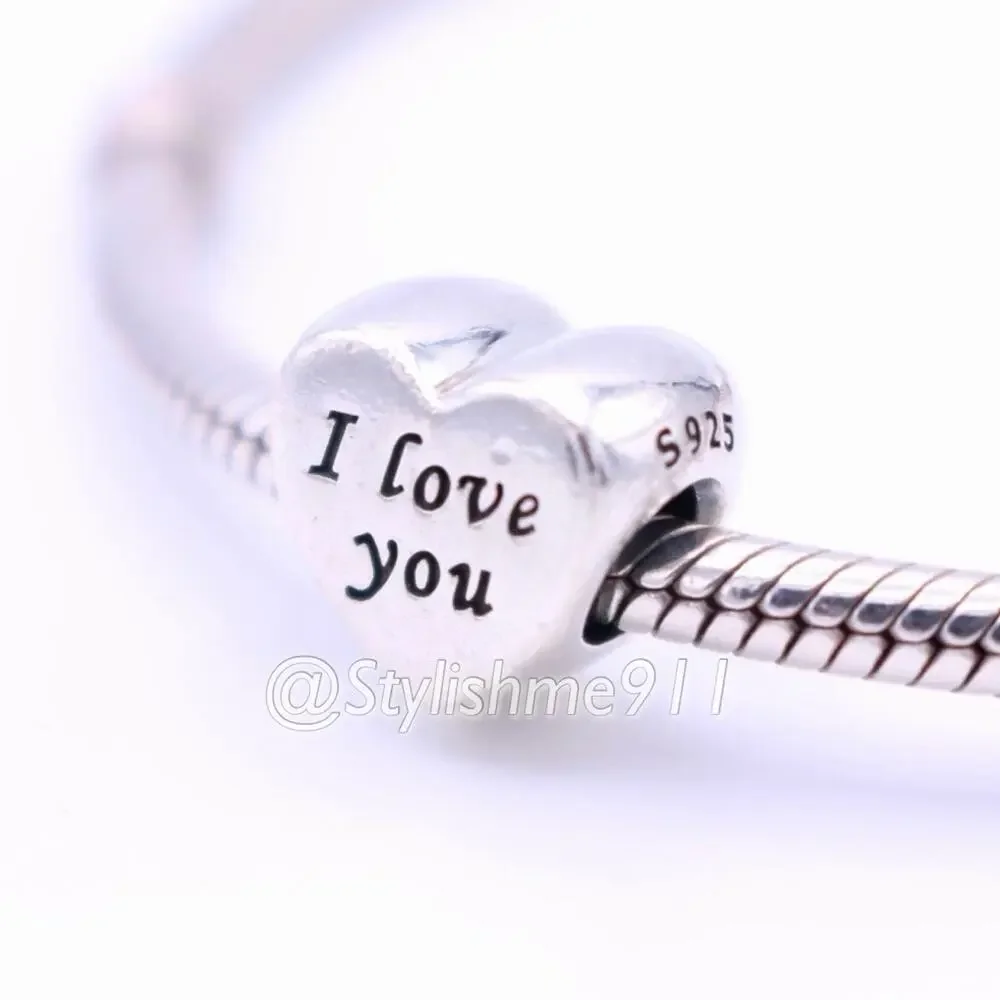 Authentic PANDORA Retired Words of Love Charm
